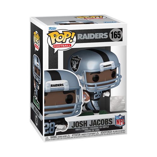 NFL Raiders Josh Jacobs (Home Uniform) Pop! Vinyl Figure
