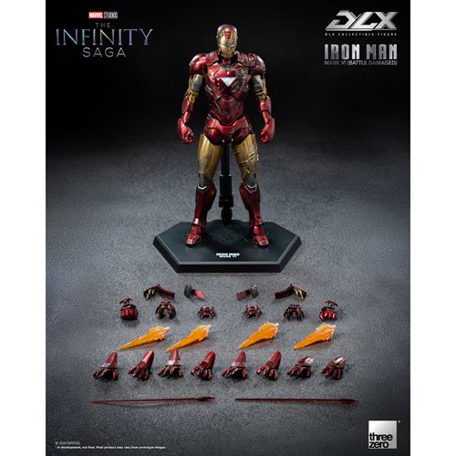 Marvel Studios: The Infinity Saga Iron Man Mark 6 Battle Damaged DLX Action Figure