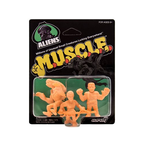 Aliens M.U.S.C.L.E. Pack C Mini-Figures - Alien, Hudson, Vasquez