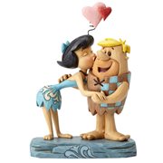 Flintstones Hanna Barbera Jim Shore Betty Kissing Barney Rubble Romance Statue