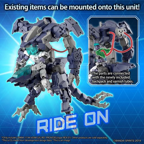30 Minute Missions eEXM GIG-R01 Provedel Type-Rex 01 1:144 Scale Model Kit
