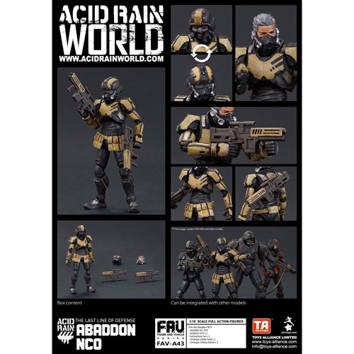 Acid Rain Abaddon NCO 1:18 Scale Action Figure