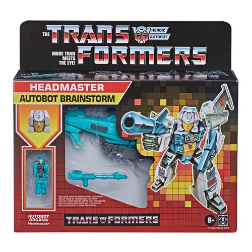 Transformers Headmasters Brainstorm Deluxe Wave 1 Action Figure, Not Mint