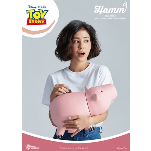 Toy Story Hamm Large Vinyl Piggy Bank - Previews Exclusive