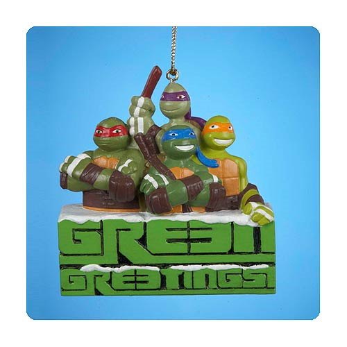 Teenage Mutant Ninja Turtles Kawaii Ornaments, 4-Piece Set