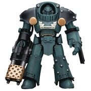 Joy Toy Warhammer 40,000 Sons of Horus Tartaros Squad Terminator with Heavy Flamer and Chainfist 1:18 Action Figure
