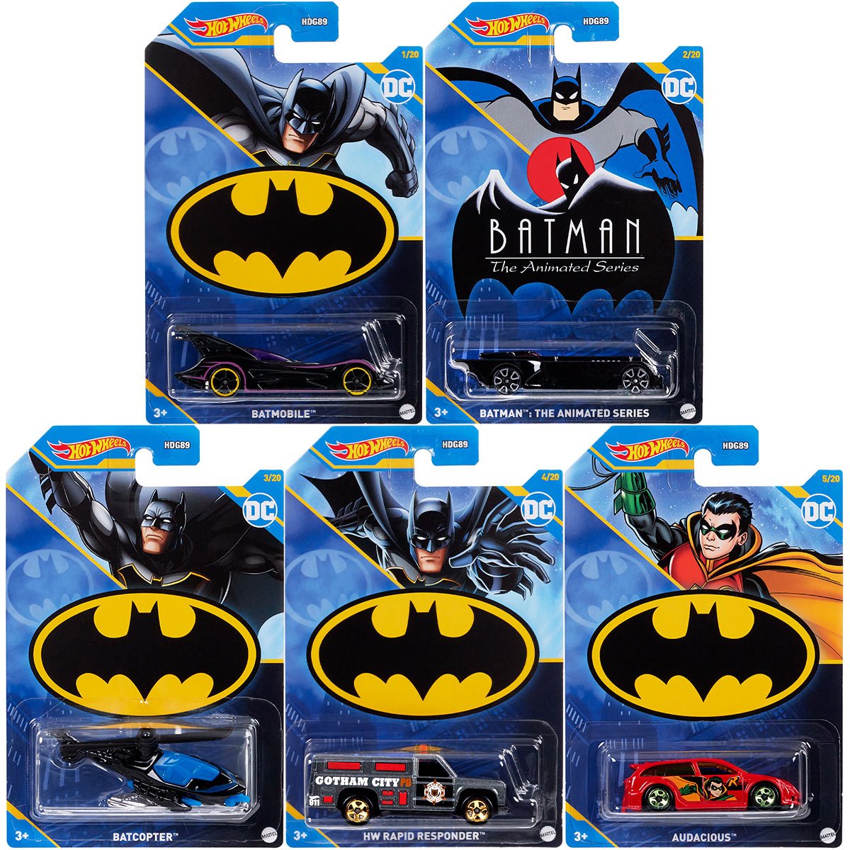  Hot Wheels Batman The Animated Series : Toys & Games