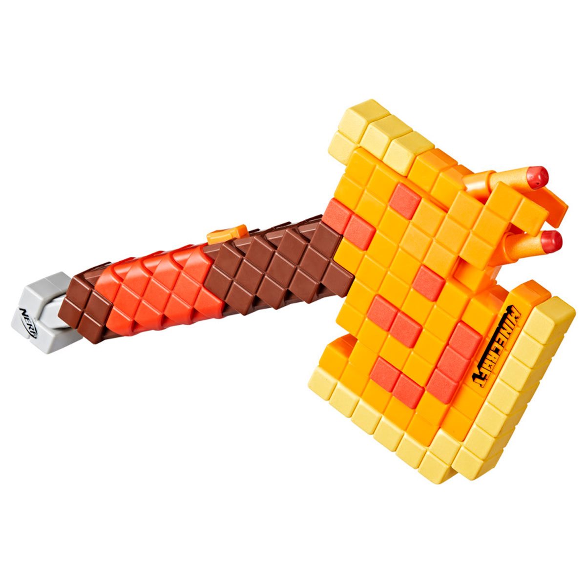 Minecraft Nerf Firebrand Axe Blaster - Entertainment Earth