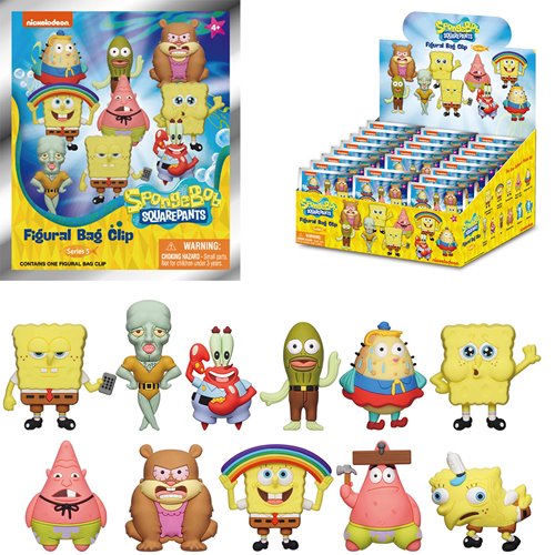 Nickelodeon Spongebob Squarepants Figural Bag Clip Series 4 Tom