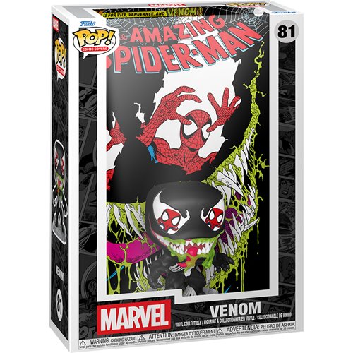 Amazing Spider-Man #346 Venom Funko Pop! Comic Cover Figure with Case