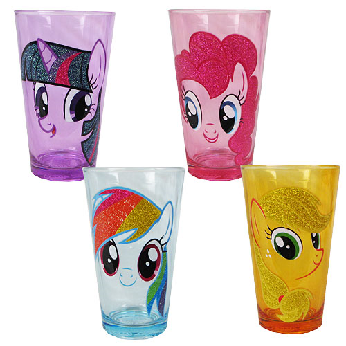 My Little Pony cutie mark shot glass set of 6