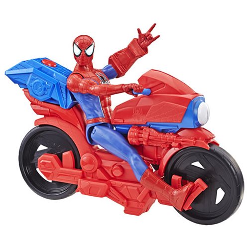 spiderman with spider cycle