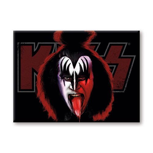 KISS The Demon in Red Flat Magnet