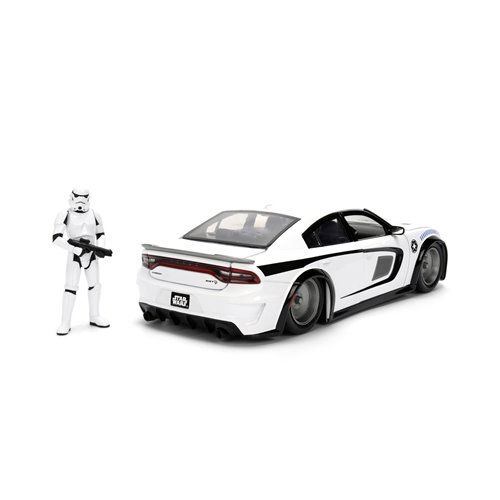 Hollywood Rides Star Wars 2021 Dodge Charger SRT Hellcat 1:24 Scale Die-Cast Metal Vehicle with Stor