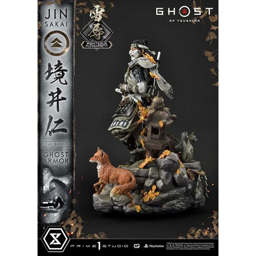 Ghost of Tsushima Jin Sakai Righteous Punishment Ghost Armor 1:4 Scale Statue