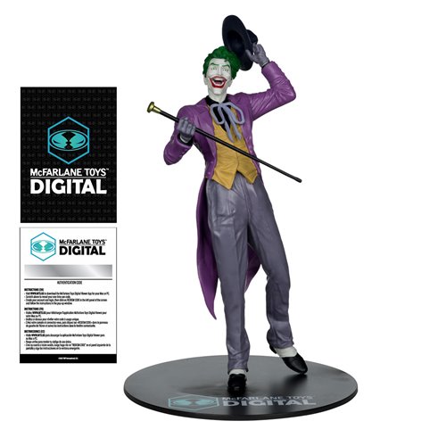 DC The Joker by Jason Fabok 1:6 Scale Posed Figure with McFarlane Toys Digital Collectible