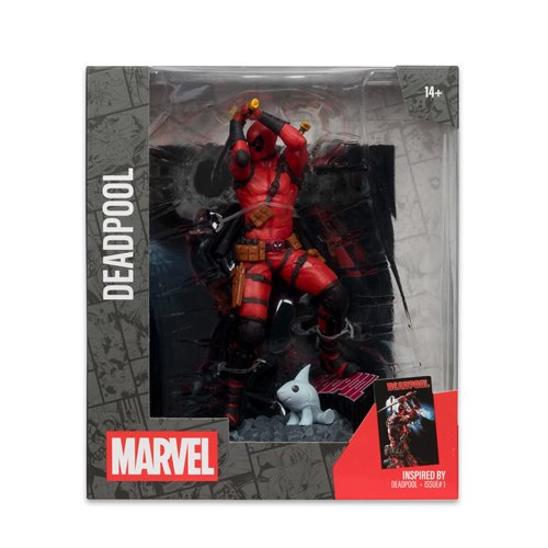 Marvel Wave 5 Deadpool #1 1:10 Scale Posed Figure with Scene