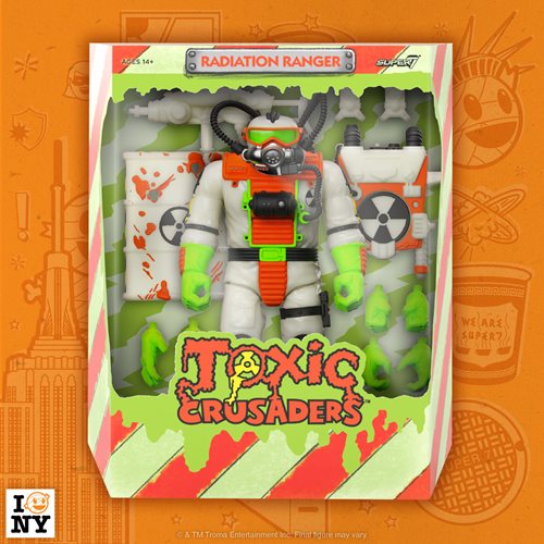 Toxic Crusaders Ultimates Radiation Ranger Glow-in-the-Dark 7-Inch Action Figure