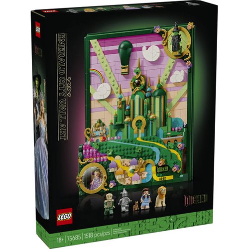 LEGO 75685 Wicked Emerald City Wall Art