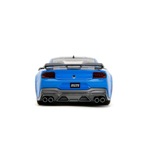 Bigtime Muscle 2024 Blue Ford Mustang Dark Horse 1:24 Scale Die-Cast Metal Vehicle
