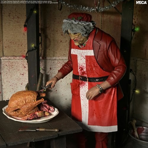 The Texas Chainsaw Massacre Ultimate Santa Leatherfac 7-Inch Scale Action Figure