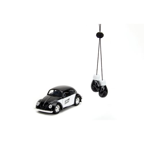 Punch Buggy 1959 Volkswagen Beetle Black 1:32 Scale Die-Cast Metal Vehicle with Boxing Gloves