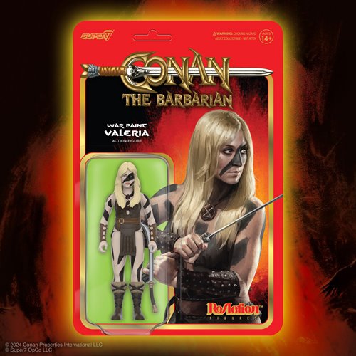 Conan the Barbarian Valeria (War Paint) 3 3/4-Inch ReAction Figure