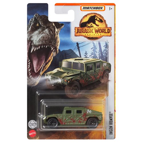 Jurassic World Matchbox 2022 Mix 3 Die-Cast Vehicles Case of 12
