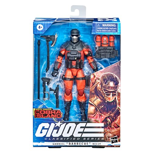 G.I. Joe Classified Series Special Missions: Cobra Island Gabriel Barbecue Kelly 6-Inch Action Figur