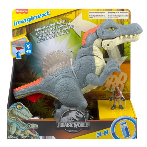 Jurassic World Imaginext Spinosaurus Ultra Snap Action Figure