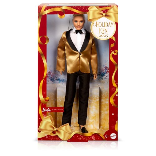 Barbie 2025 Holiday Ken Doll with Blonde Hair