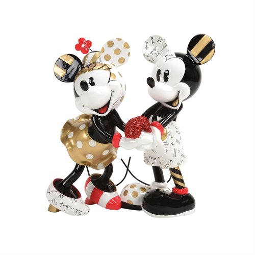 Mickey & Minnie Midas Touch by Romero Britto Statue