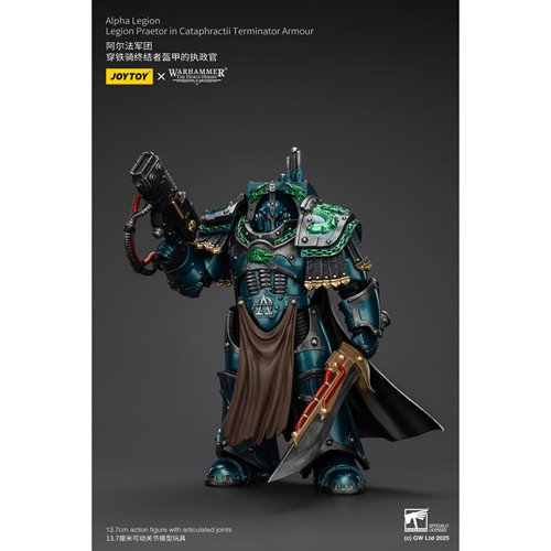 Joy Toy Warhammer The Horus Heresy Alpha Legion Legion Praetor Cataphractii Terminator Armor 1:18 Sc
