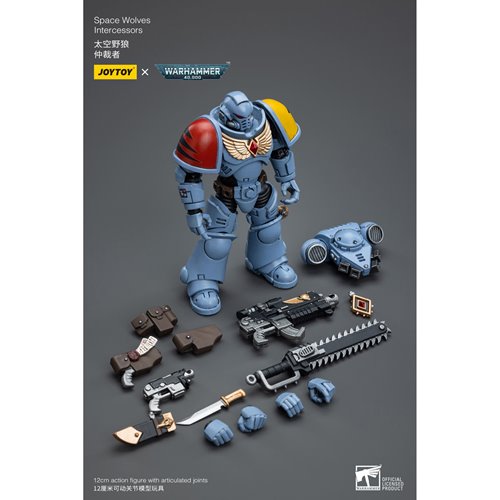 Joy Toy Warhammer 40,000 Space Wolves Intercessors 1:18 Scale Action Figure