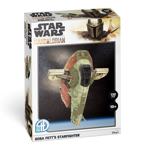 Star Wars: The Mandalorian Boba Fett's Starfighter 3D Model Puzzle Kit