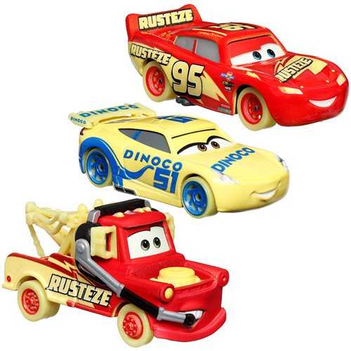 Disney and Pixar Cars Glow Racers Vehicle Case of 8