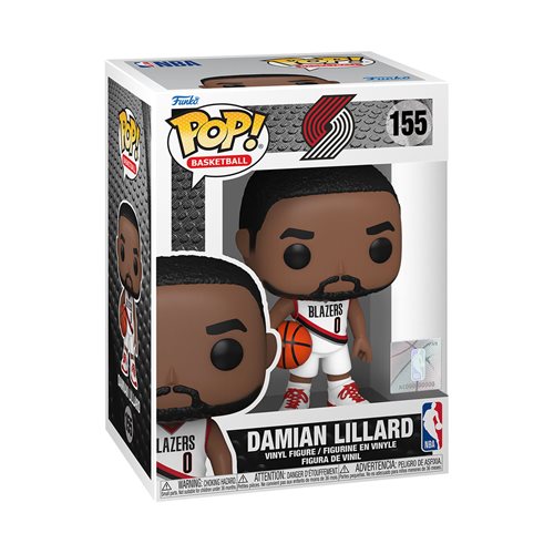 NBA Trailblazers Damian Lillard Pop! Vinyl Figure