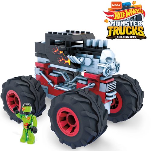 Hot Wheels Mega Construx Monster Trucks Case of 4