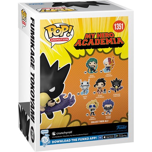 My Hero Academia Fumikage Tokoyami Fallen Angel Glow-in-the-Dark Funko Pop! Vinyl Figure #1351 - AAA