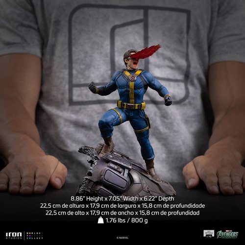 Avengers: Doomsday Cyclops Battle Diorama Series Art Scale 1:10 Limited Edition Statues