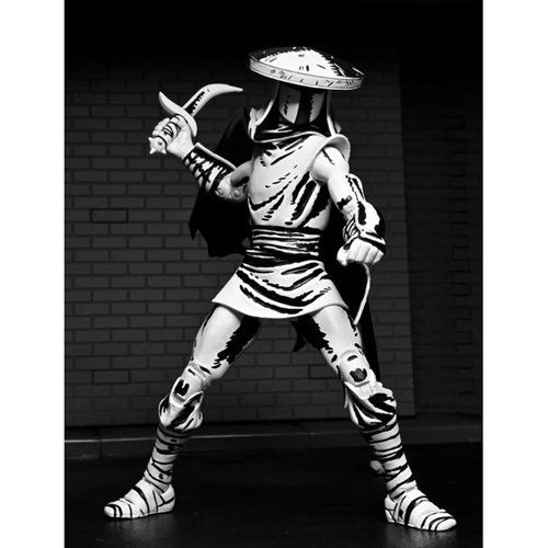 Teenage Mutant Ninja Turtles Mirage Comics Elite Foot Ninja Guard Black & White Variant 7-Inch Scale