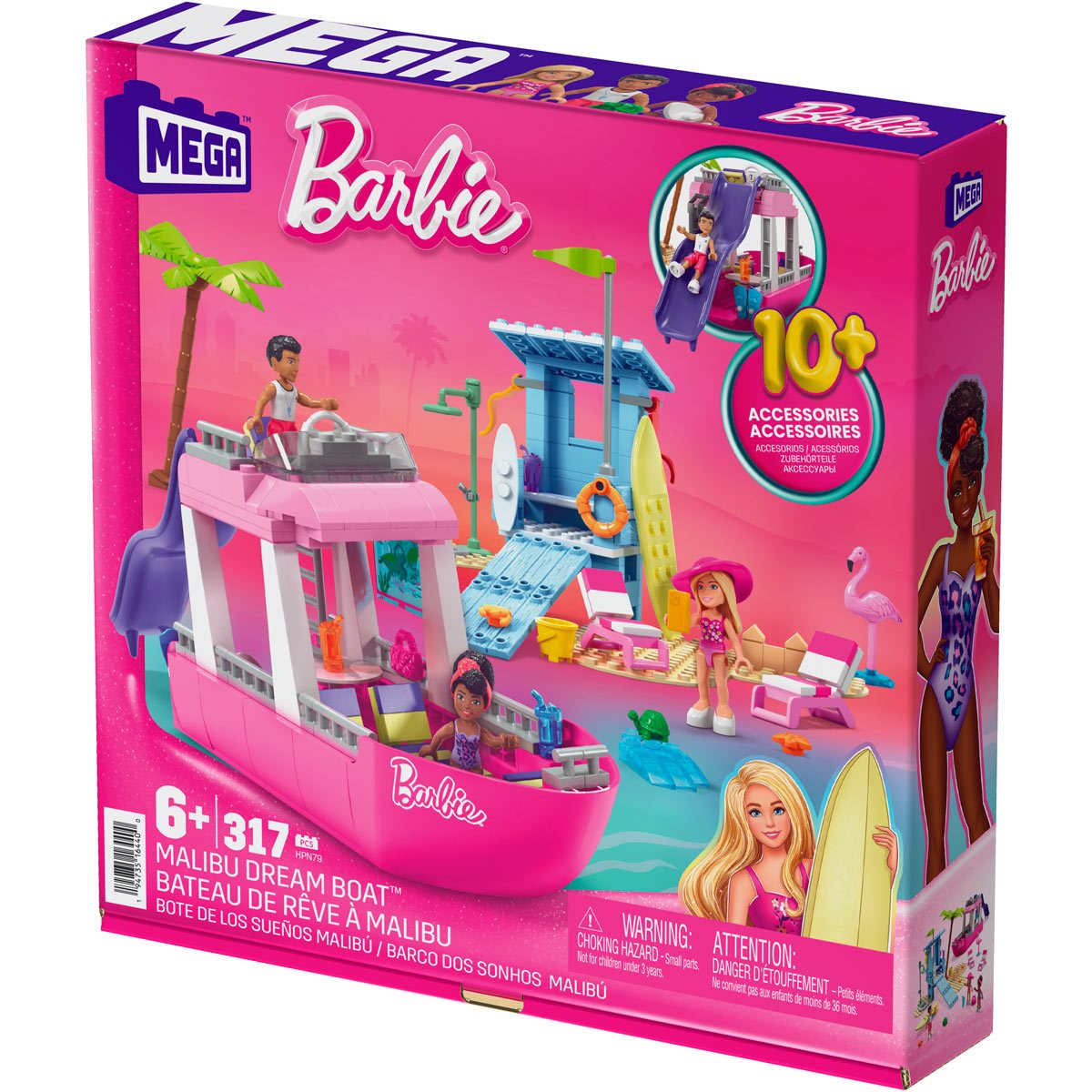 Best Buy: Mega Construx Barbie Malibu Dream Boat HPN79