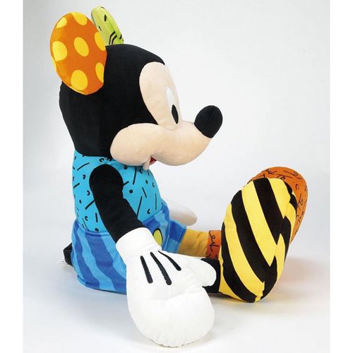 Mickey Mouse Large Pop Art by Romero Britto Plush