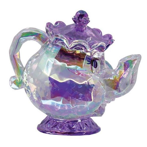 Disney Facets Beauty and the Beast Mrs. Potts Acrylic Mini-Statue
