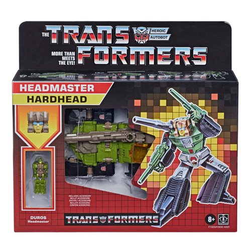 Transformers Headmasters Hardhead Deluxe Wave 1 Action Figure, Not Mint