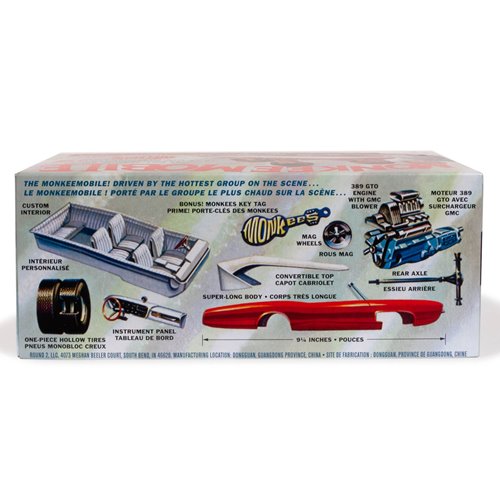 The Monkees Monkeemobile TV Car 1:25 Scale Model Kit