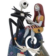 Disney Traditions The Nightmare Before Christmas Jack, Sally, and Zero on Hill by Jim Shore Statue