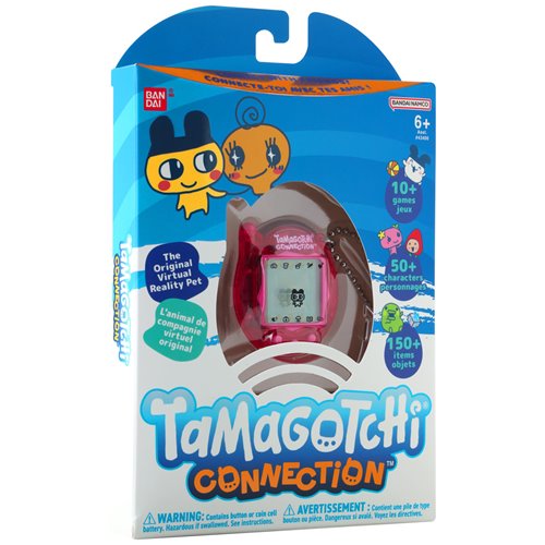 Tamagotchi Connection Translucent Pink Digital Pet
