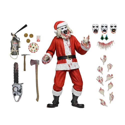 Terrifier 3 Ultimate Art the Clown Bloody Santa Suit 7-Inch Scale