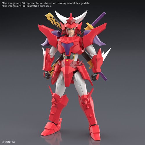 30 Minutes Fantasy Yoroi-Shinden Samurai Troopers Ronin Warriors Gai of the Heat Model Kit